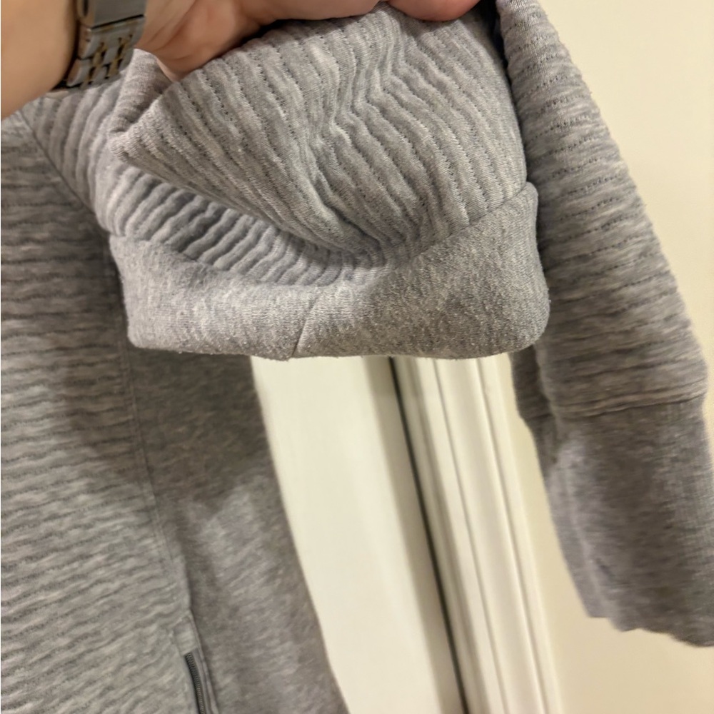 Gray Women's Turtleneck Sweatshirt - Picture 4 of 7